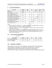 FTLF1621S1MCL Datasheet Page 5