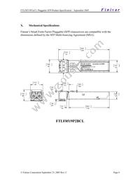 FTLF8519P2BCL Datasheet Page 6