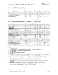 FTLF8519P2BNL Datasheet Page 3
