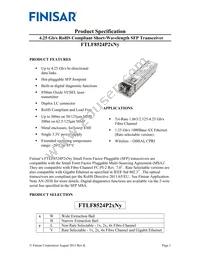 FTLF8524P2WNV Cover