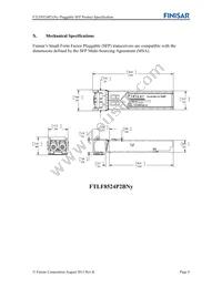 FTLF8524P2WNV Datasheet Page 8