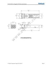 FTLF8524P2WNV Datasheet Page 9