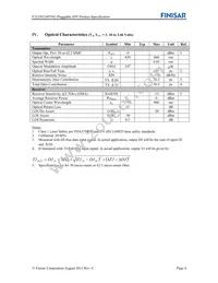 FTLF8524P3BNL Datasheet Page 4