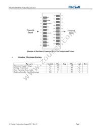 FTLF8526P3BNL Datasheet Page 3
