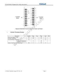FTLF8528P3BCV Datasheet Page 3