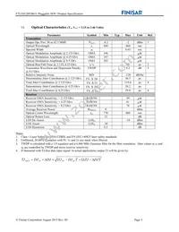 FTLF8528P3BCV Datasheet Page 5