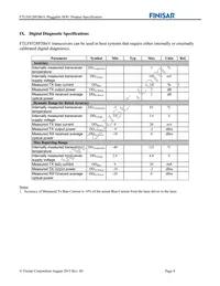 FTLF8528P3BCV Datasheet Page 8