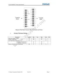 FTLF8529P3BCV Datasheet Page 3