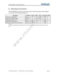 FTLF8529P4BNV Datasheet Page 8