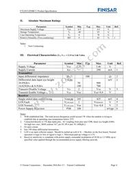 FTLF8532P4BCV Datasheet Page 4