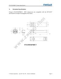 FTLF8536P4BCV Datasheet Page 9