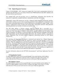 FTLF8538P4BCL Datasheet Page 7