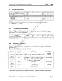 FTLQ8181EBLM Datasheet Page 7