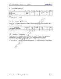 FTLX1370W3BTL Datasheet Page 5