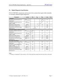 FTLX1370W3BTL Datasheet Page 7