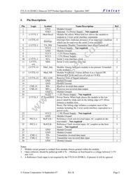 FTLX1412D3BCL Datasheet Page 2