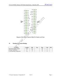 FTLX1412D3BCL Datasheet Page 3