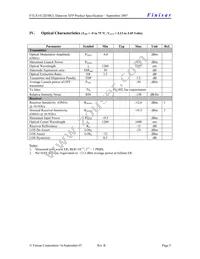 FTLX1412D3BCL Datasheet Page 5