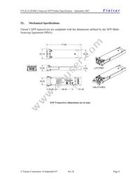 FTLX1412D3BCL Datasheet Page 8