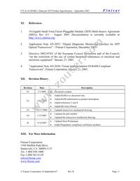 FTLX1412D3BCL Datasheet Page 11