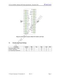 FTLX1412M3BCL Datasheet Page 3