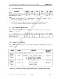 FTLX1412M3BCL Datasheet Page 6