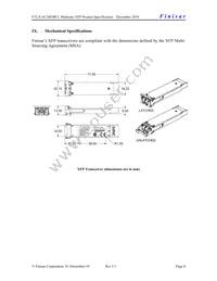 FTLX1412M3BCL Datasheet Page 8