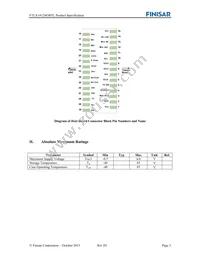 FTLX1412M3BTL Datasheet Page 3