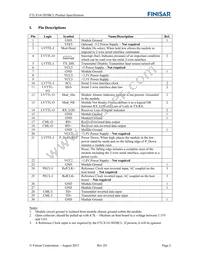 FTLX1413D3BCL Datasheet Page 2