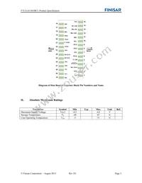 FTLX1413D3BCL Datasheet Page 3