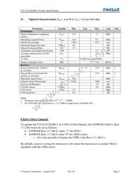 FTLX1413D3BCL Datasheet Page 5