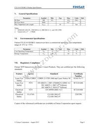 FTLX1413D3BCL Datasheet Page 6