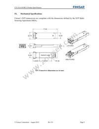 FTLX1413D3BCL Datasheet Page 8