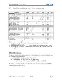 FTLX1413M3BCL Datasheet Page 5