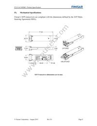 FTLX1413M3BCL Datasheet Page 8