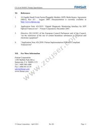 FTLX1413M3BTL Datasheet Page 11