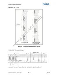 FTLX1442E2 Datasheet Page 4