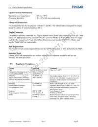 FTLX1462E2 Datasheet Page 8