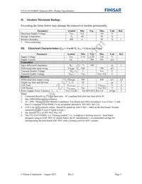 FTLX1471D3BNL Datasheet Page 3