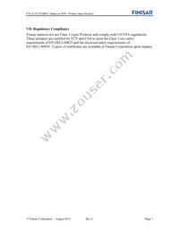 FTLX1471D3BNL Datasheet Page 5