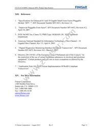 FTLX1471D3BNL Datasheet Page 12