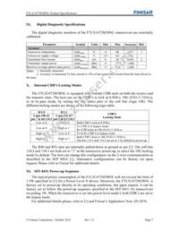 FTLX1472M3BNL Datasheet Page 7