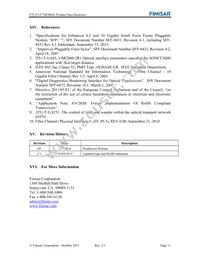FTLX1472M3BNL Datasheet Page 11