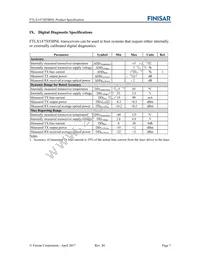 FTLX1475D3BNL Datasheet Page 7