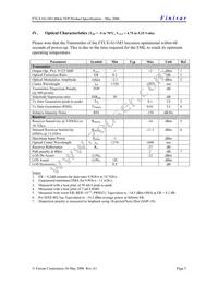 FTLX1611M3 Datasheet Page 5