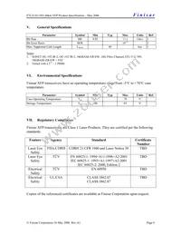 FTLX1611M3 Datasheet Page 6