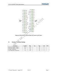 FTLX1612M3BTL Datasheet Page 3