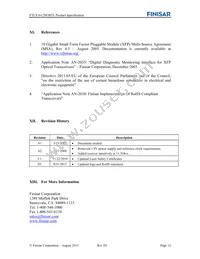FTLX1612M3BTL Datasheet Page 12