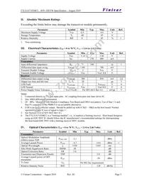 FTLX1671D3BCL Datasheet Page 3