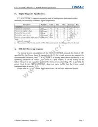 FTLX1672D3BCL Datasheet Page 7